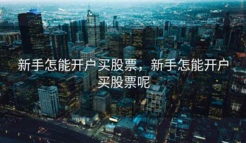 新手怎能开户买股票，新手怎能开户买股票呢