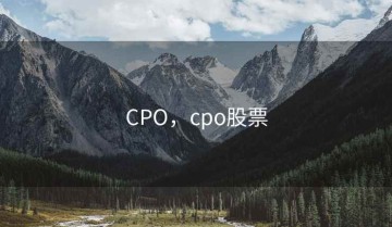 CPO，cpo股票