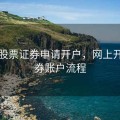 网上股票证券申请开户，网上开通证券账户流程