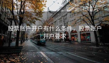 股票账户开户有什么条件，股票账户开户要求