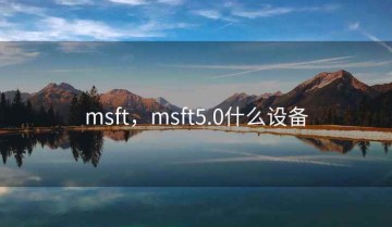 msft，msft5.0什么设备