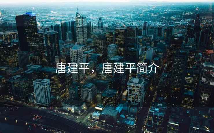 唐建平,唐建平简介 唐建平,唐建平简介