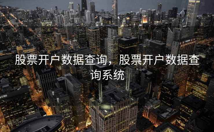 股票开户数据查询,股票开户数据查询系统 股票开户数据查询,股票开户数据查询系统